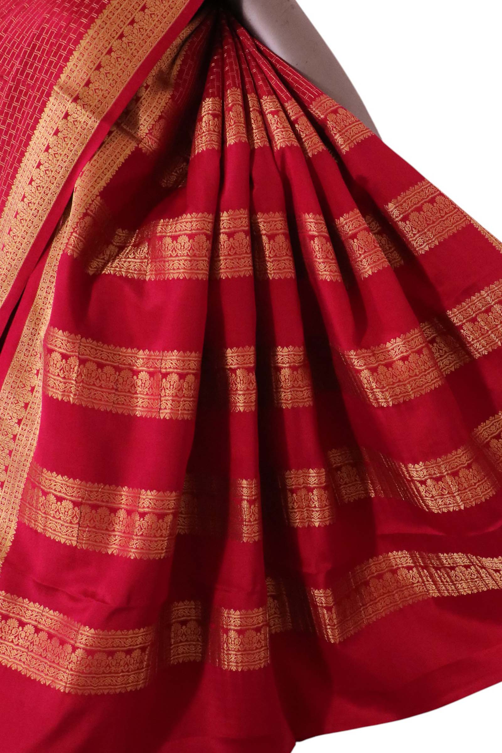 Pure Mysore Crepe Silk Saree AL212793
